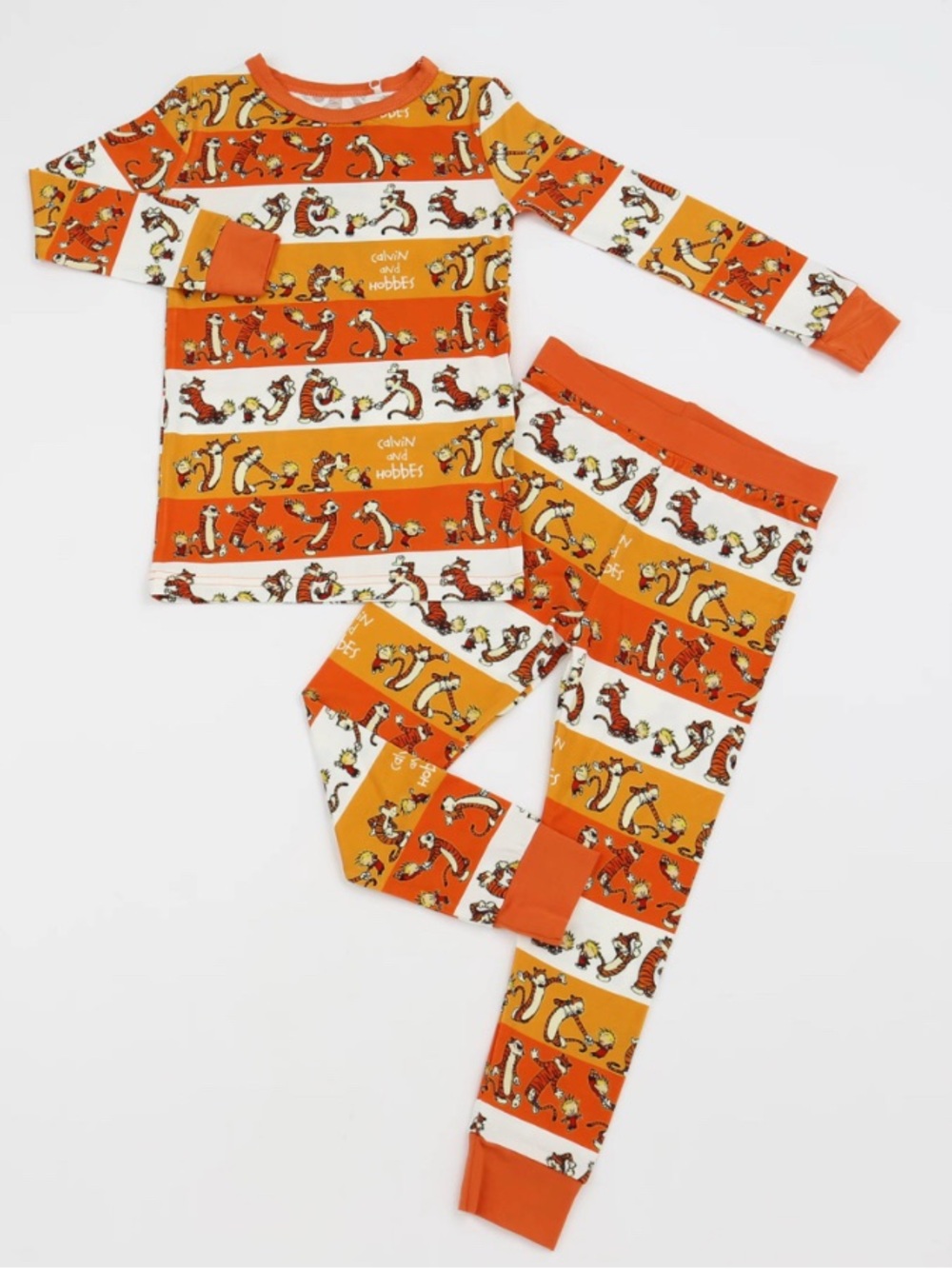 Calvin and Hobbes bamboo pajama set